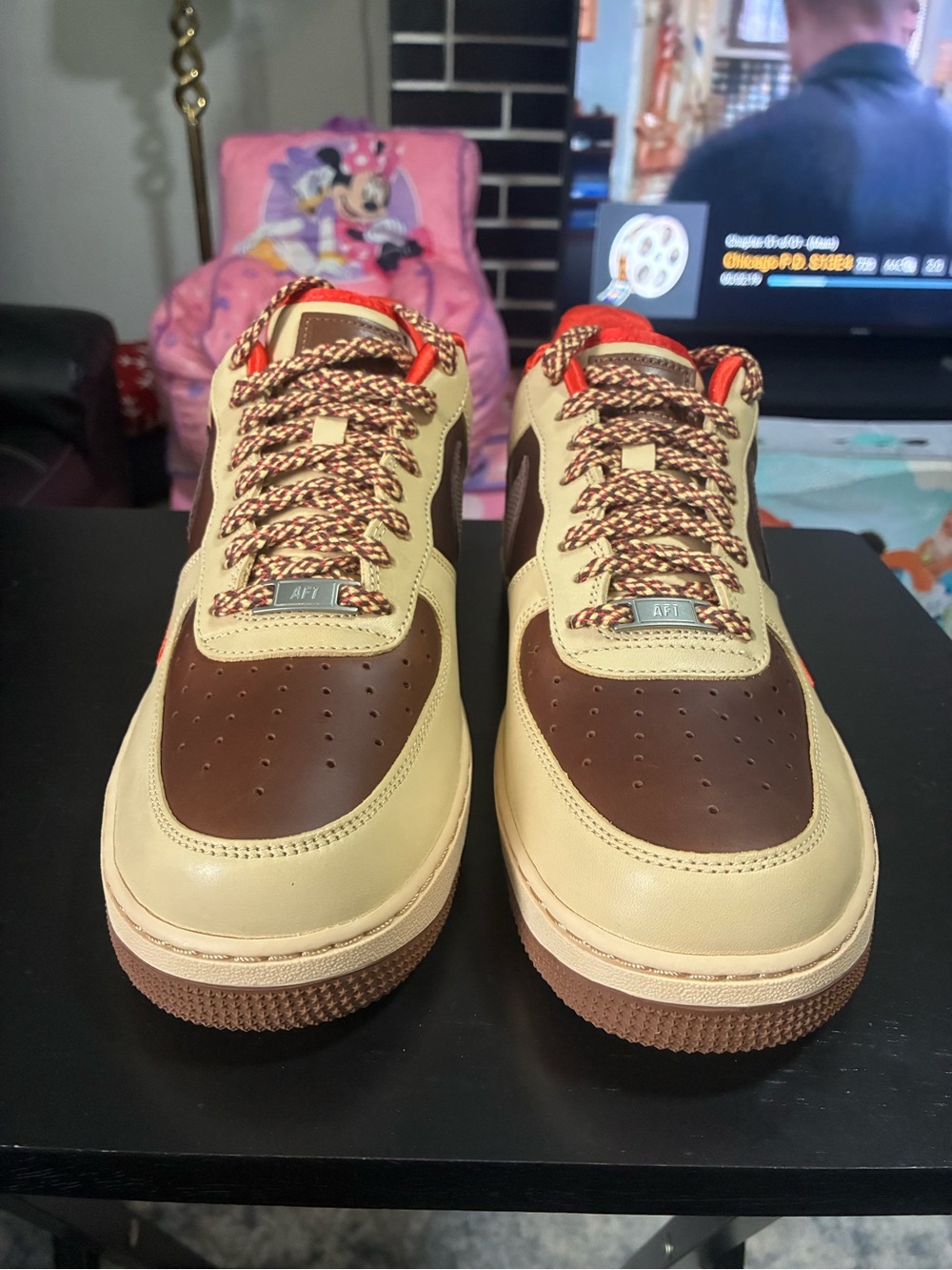 Nike  Sneakers in Brown, Cream and Orange Accents open to reasonable offers